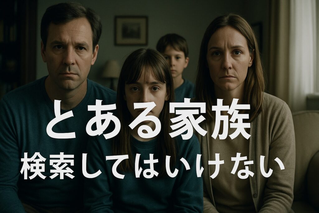 とある家族 検索してはいけない 不穏な家族写真 ホラー系画像